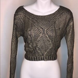 Lucy Paris women’s cropped sweater - USA-M